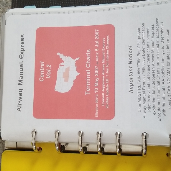 Vintage Jeppesen Airway Manual Central US Airports - Picture 6 of 6